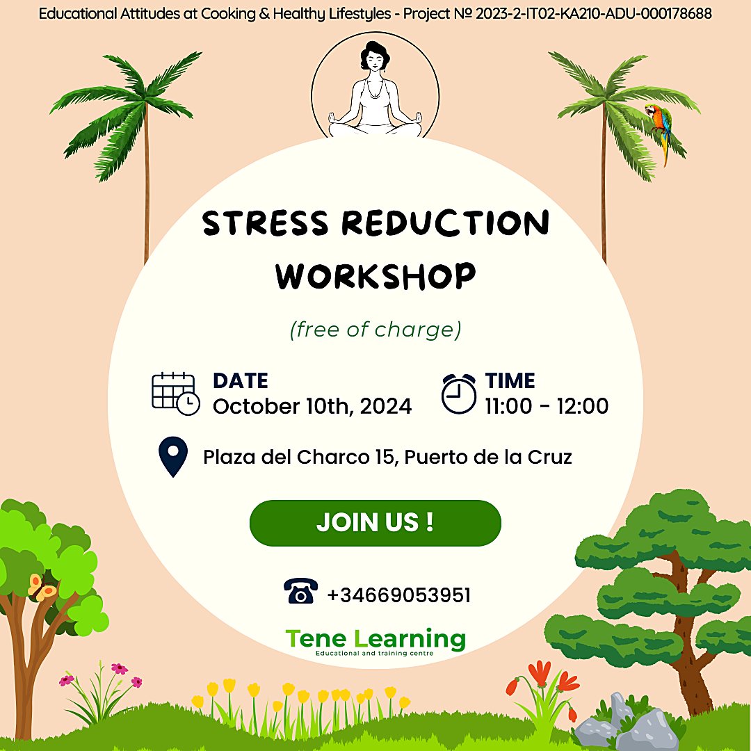 Stress Reduction Workshop (Free of charge)